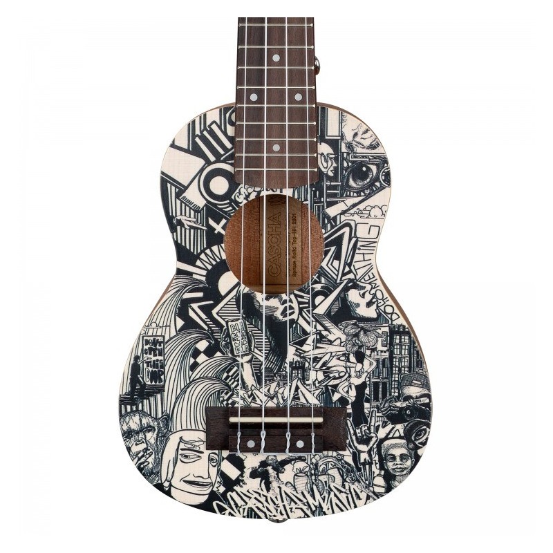 Cascha Soprano Art Sketch - Ukulele sopranow - 8