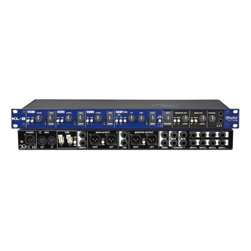 Radial Pro KL-8 - mikser rack do keyboardów - 5