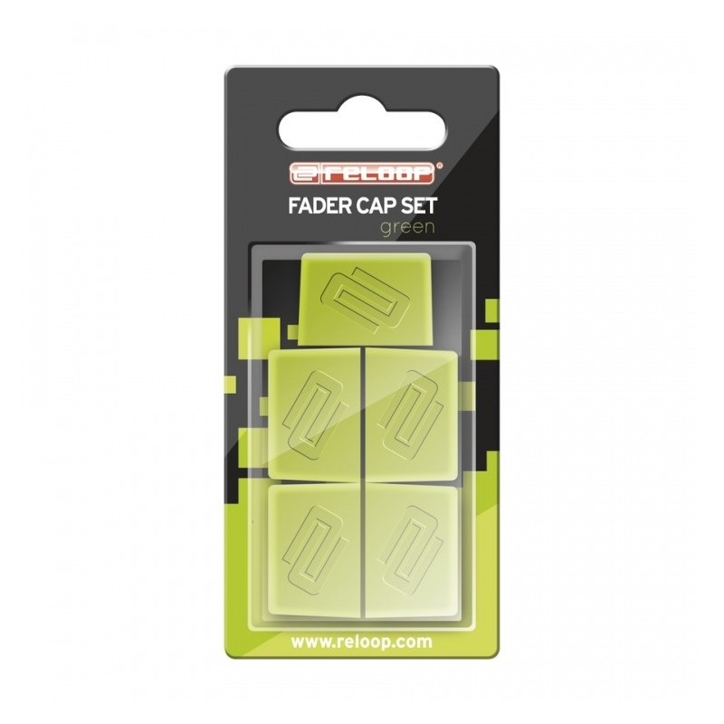 Reloop Fader Cap Set green - Nakładki na fadery