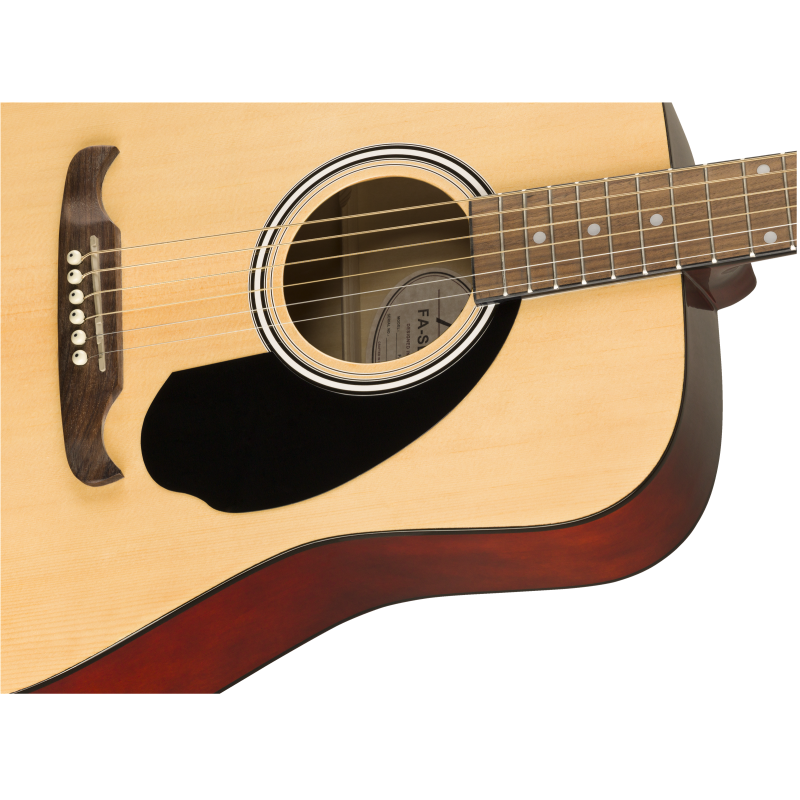 Fender FA-125 Dread w/ bag, Nat WN - 4