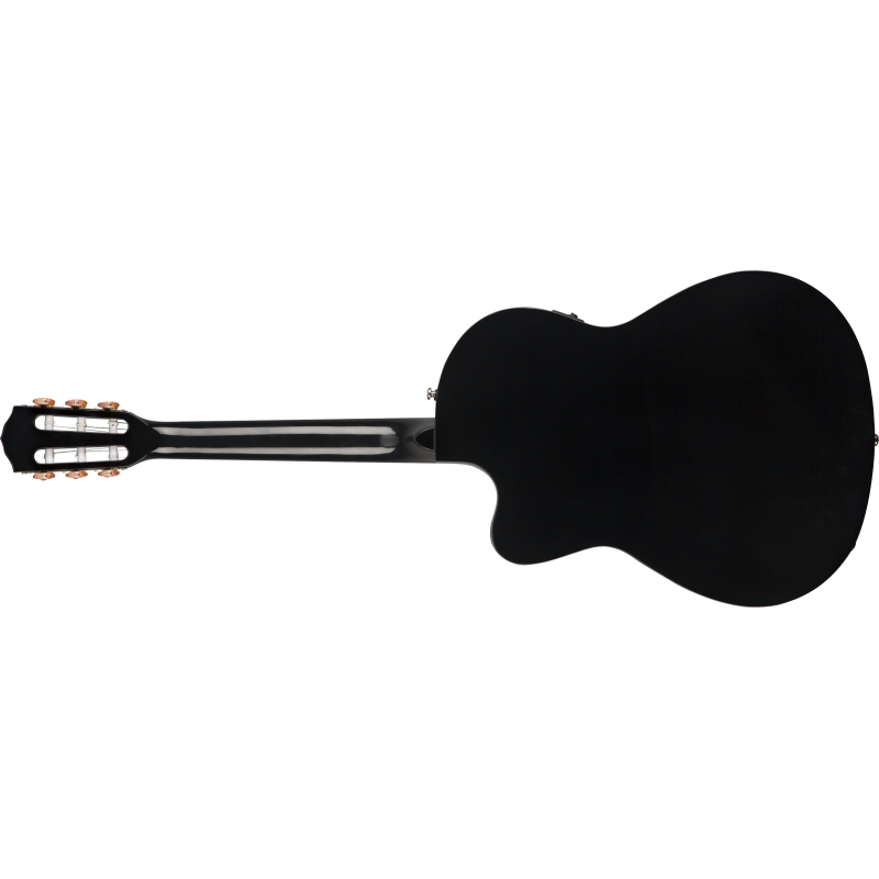 Fender CN-140SCE Nylon, Blk w/case WN - 2