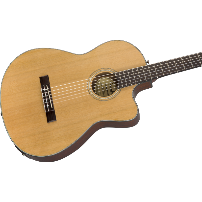 Fender CN-140SCE Nylon, Nat w/case WN - 5