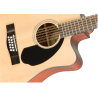 Fender CD-60SCE Dread 12-str, Nat WN - 3