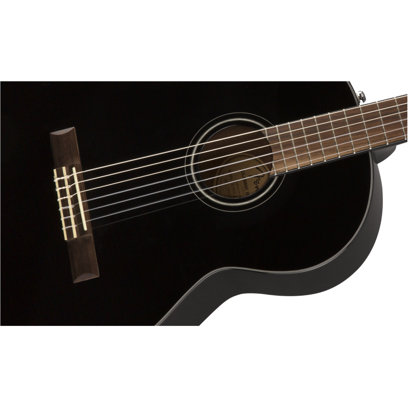 Fender CN-60S Nylon, Black WN - 4