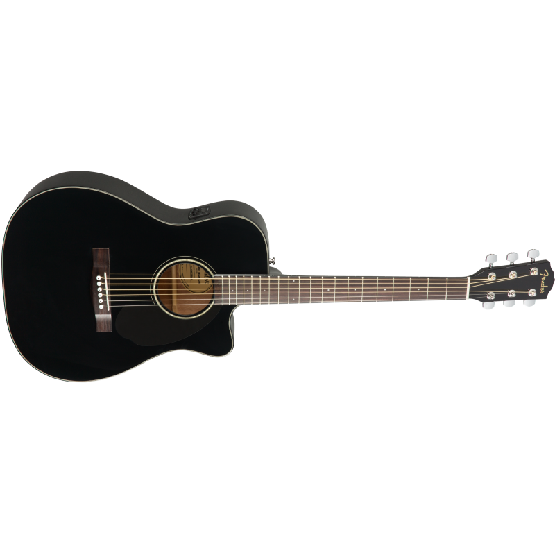 Fender CC-60SCE Concert, Black WN - 3
