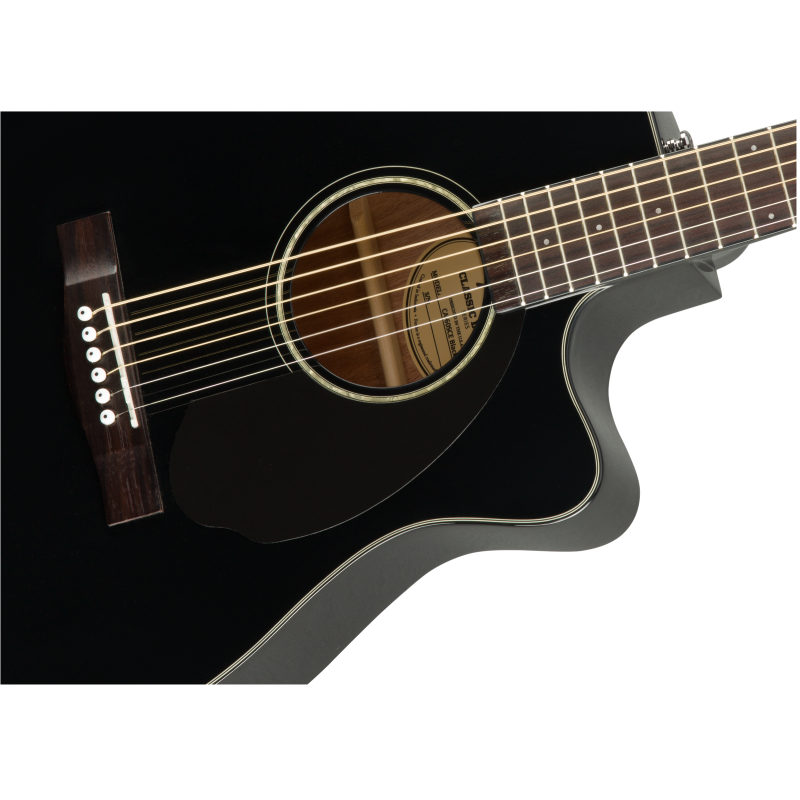 Fender CC-60SCE Concert, Black WN - 4