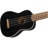 Fender Venice Soprano Uke, Walnut Fingerboard, Black - 5