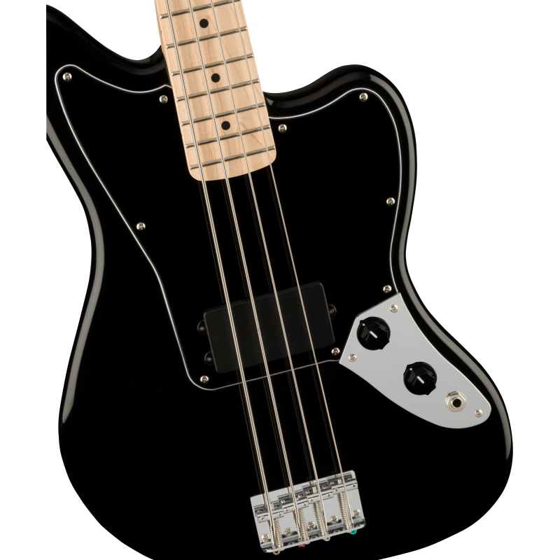 Squier Affinity Series™ Jaguar Bass H, MF, Black Pickguard, Black - 3