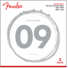Fender Super 250L NPS Ball End Strings (.009-.042 Gauges) 3-Pack - 2