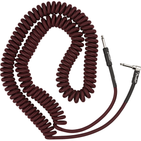 Fender Professional Coil Cable, 30', Red Tweed - 1
