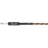 Fender 10' Festival Instrument Cable, Pure Hemp, Rainbow - 2