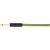 Fender 10' Angled Festival Instrument Cable, Pure Hemp, Green - 2