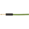 Fender 18.6' Angled Festival Instrument Cable, Pure Hemp, Green - 2