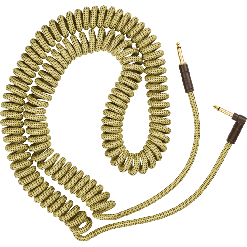 Fender Deluxe Coil Cable, 30', Tweed - 1