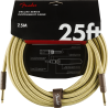 Fender Deluxe Series Instrument Cable, Straight/Straight, 25', Tweed - 3