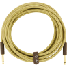 Fender Deluxe Series Instrument Cable, Straight/Straight, 15', Tweed - 1