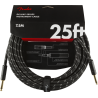 Fender Deluxe Series Instrument Cable, Straight/Straight, 25', Black Tweed - 3