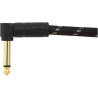 Fender Deluxe Series Instrument Cable, Angle/Angle, 3', Black Tweed - 2