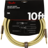 Fender Deluxe Series Instrument Cable, Straight/Straight, 10', Tweed - 3