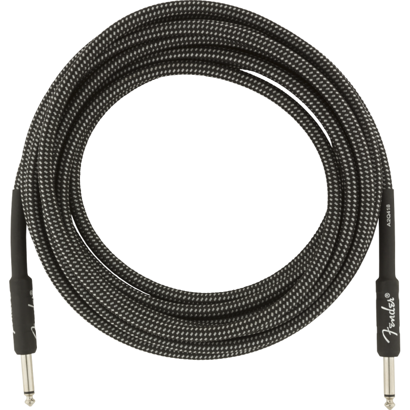 Fender Professional Series Instrument Cable, 15', Gray Tweed - 1