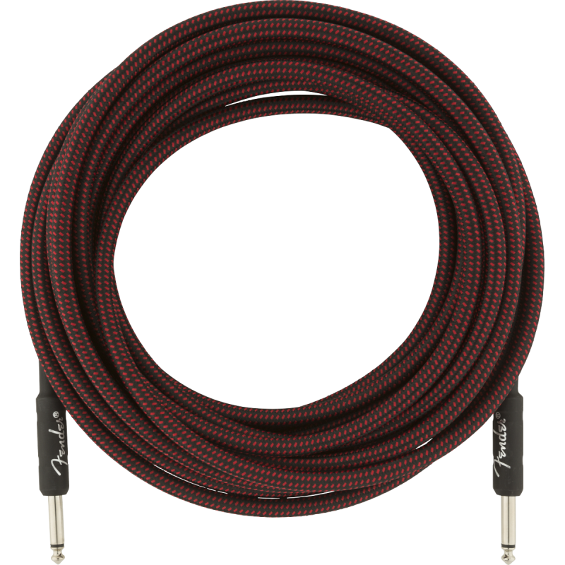 Fender Professional Series Instrument Cable, 25', Red Tweed - 1