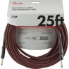 Fender Professional Series Instrument Cable, 25', Red Tweed - 3