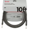 Fender Professional Series Instrument Cables, 10', Gray Tweed - 3