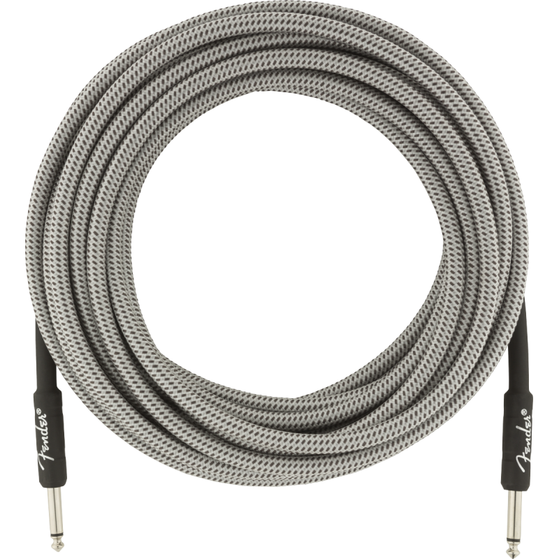 Fender Professional Series Instrument Cable, 25', White Tweed - 1