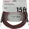 Fender Professional Series Instrument Cable, 15', Red Tweed - 3