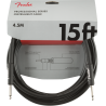 Fender Professional Series Instrument Cable, Straight/Straight, 15', Black - 3