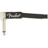 Fender Professional Series Instrument Cable 2-Pack, Angle/Angle, 6", Black - 2