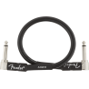 Fender Professional Series Instrument Cables, Angle/Angle, 1', Black - 1