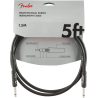 Fender Professional Series Instrument Cable, Straight/Straight, 5', Black - 3