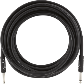 Fender Professional Series Instrument Cable, Straight/Straight, 18.6', Black - 1