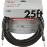 Fender Professional Series Instrument Cable, Straight/Straight, 25', Black - 3