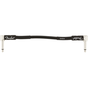 Fender Professional Series Instrument Cables, Angle/Angle, Bowl of 20, 6", Black - 1