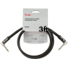Fender Professional Series Instrument Cables, Angle/Angle, 3', Black - 3