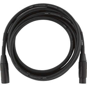 Fender Professional Series Microphone Cable, 10', Black - 1