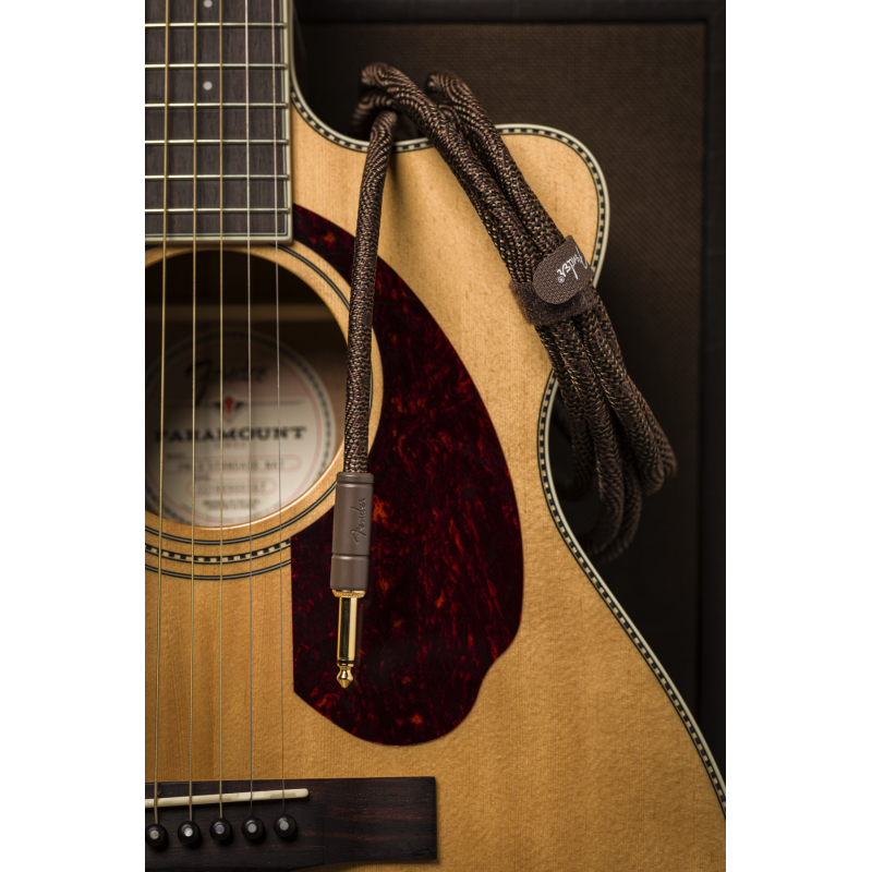 Fender Paramount 10' Acoustic Instrument Cable, Brown - 5