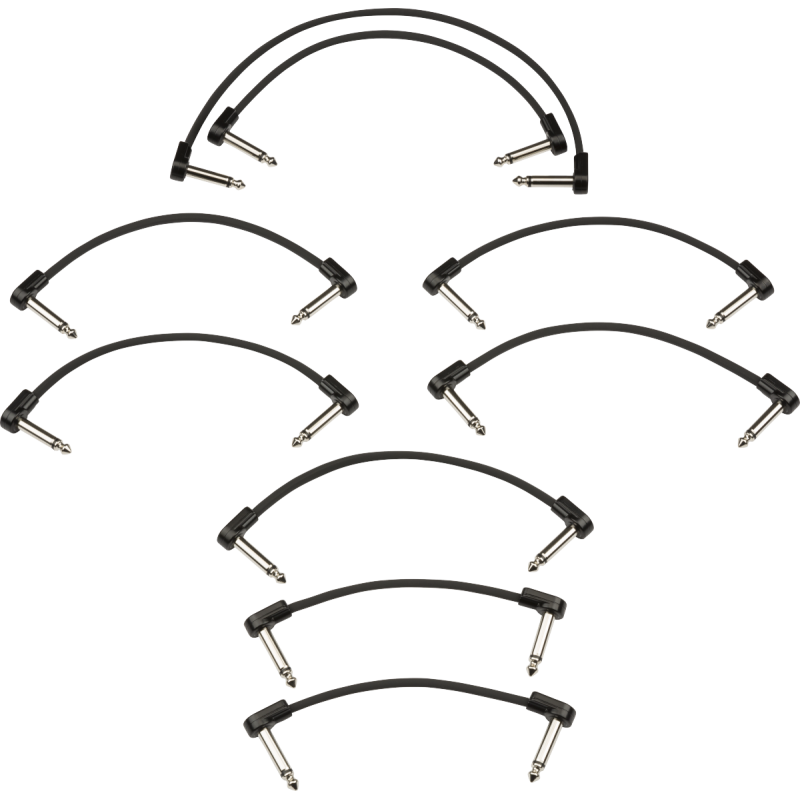 Fender Fender® Blockchain Patch Cable Kit, Black, Small - 2