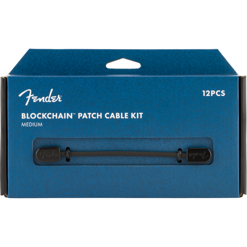 Fender Fender® Blockchain Patch Cable Kit, Black, Medium - 1