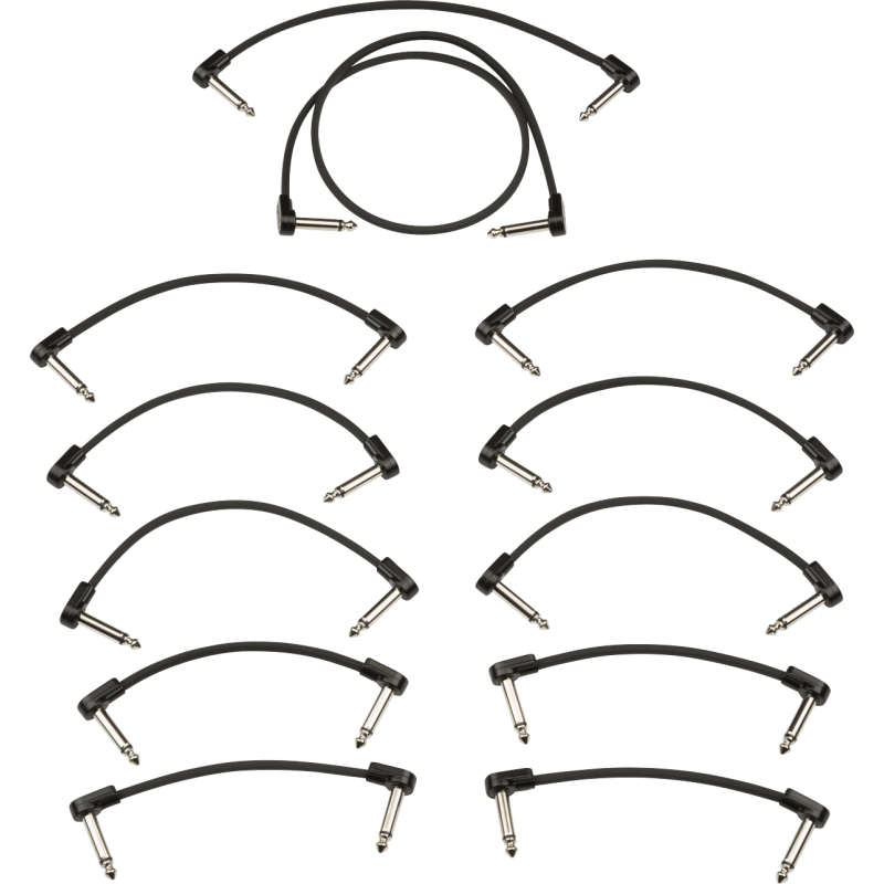 Fender Fender® Blockchain Patch Cable Kit, Black, Medium - 2