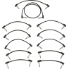 Fender Fender® Blockchain Patch Cable Kit, Black, Medium - 2