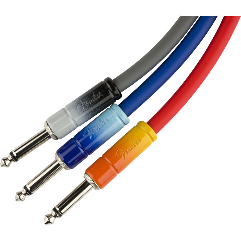 Fender 10' Ombré Cable, Tequila Sunrise - 4