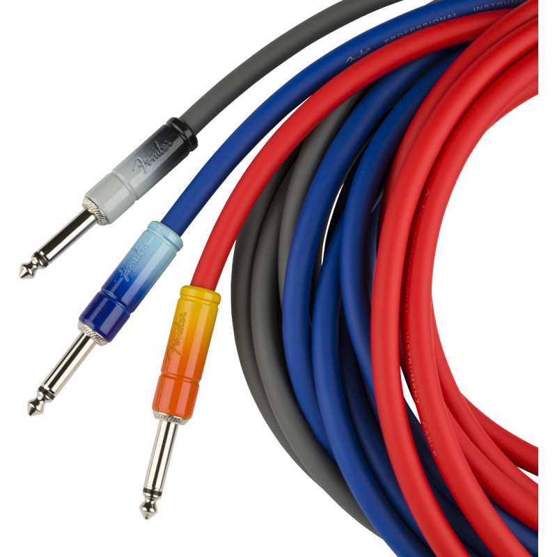 Fender 10' Ombré Cable, Tequila Sunrise - 5