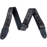 Gretsch  Alternating Black Penguins Strap, Gold - 1