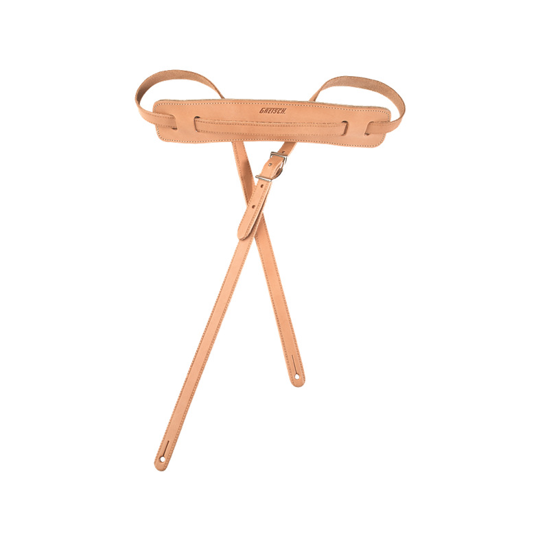 Gretsch  Vintage Leather Guitar Strap, Natural - 1