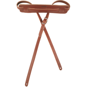 Gretsch  Vintage Leather Guitar Strap, Walnut - 1