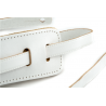 Gretsch  Vintage Leather Guitar Strap, Vintage White - 3
