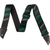 Jackson Strap with Headstock Pattern, Black and Green - 1